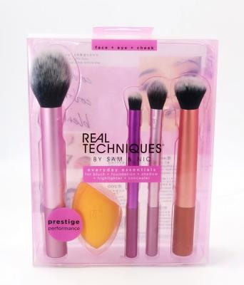 China Angular Blush DX Profesional 1/3/4 Piece Maquillaj Brushes Brochash Custom Logo Make Up Brushes And Sponge Sets for sale