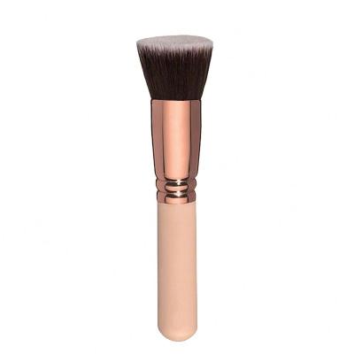 China Easily Apply Flat Head Makeup DX Custom Make Up Brushes Cosmetics Power Base Kabuki Brush Professional Makeup Brush for sale