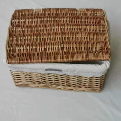 China Recycled Materials Woven Basket Small Storage Items Box Cosmetic Storage Box Jewelry Box for sale