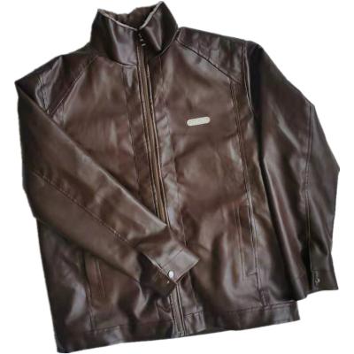 China Windproof Anti-Wrinkle And Dirt-Resistant Mens Leather Coat Waterproof Warm Wear Resistant for sale