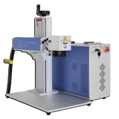 China Laser Marking Hot Sale Encased Logo Mini Small Small Gun Mug Metal Ring Portable Handheld Desktop Fiber Laser Marking Printing Machines With Rotary for sale