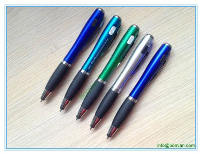 China LED light pen with touch stylus., stylus pen with led light for sale