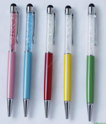 China low price crastal metal pen from zhejiang factory,crystal metal gift pen for sale