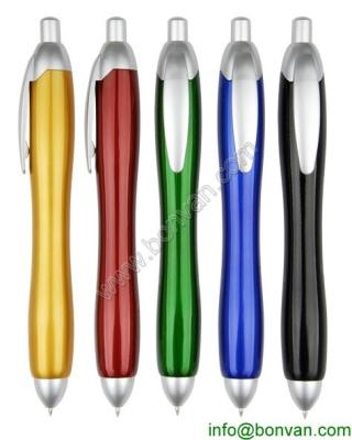 China plastic ball pen,shining color ball point pen,shining gift ball pen for sale