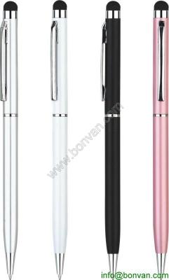 China metal cross style stylus touch pen,metal phone pen for gift for sale