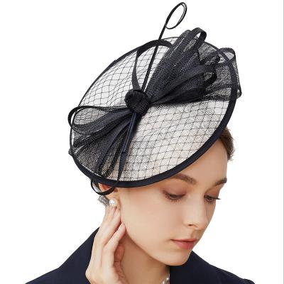 Chine Veil Feather Fascinator Hair Clip Tea Party Pillbox Derby Hat Fascinator Bridal Wedding Veil Fascinator Hat à vendre