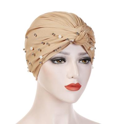 China Woman satin Headwrap Headwear headband cap hair head Chemo Cancer Turban Skullies Beanies Hat for sale