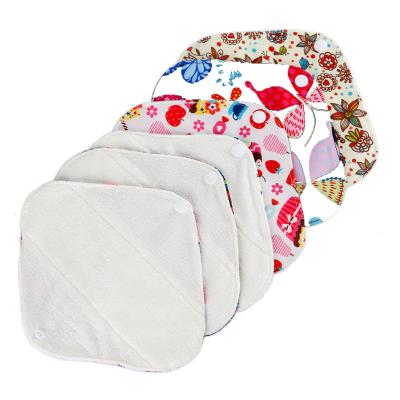 China Simfamily Organic Bamboo Feminine Sanitary Cloth Menstrual Reusable Washable Waterproof Women Super Absorbent Liner Panty Pad Daily Time for sale