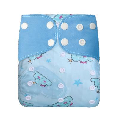 China Printed Breathable Simfamily BABY Cloth Diaper One Size Adjustable Washable Reusable For Babies And Boys for sale