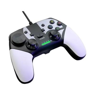 China The motion sensing game Hot-selling wired controller comes with vibration gyroscope, which is suitable for PC TV ps3 game controller for sale