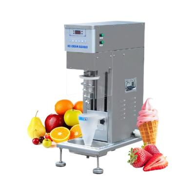 China Newest Snack Factory Full Auto Swirl Fruit Fruit Swirl Fruit Swirl Ice Cream Machine Real Ice Cream Mixer Frozen Yogurt Ice Cream Mixer for sale