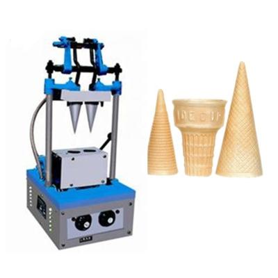 China Factory 2022 DST-2 Two Heads Snack Ice Cream Waffle Wafer Cone Making Machine For Small Business Waffle Ice Cream Cone Maker 50-60pcs/Hour for sale