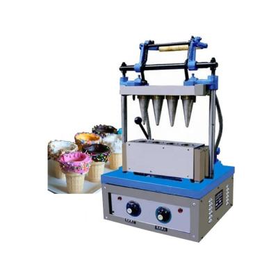 China 2022 Wholesale Good Quality Bakery Ice Cream Cone Machine Artificial Paper Waffle Cone Maker for sale