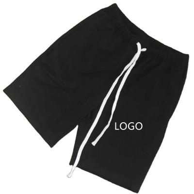 China Custom Brand Men's Anti-Wrinkle LOGO Gym Workout Shorts Sweat Fitness Jogger Shorts For Men for sale