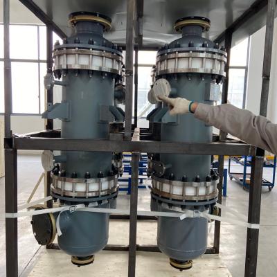 China Anti-corrrosion new composite material reactor condenser shell pipe heat exchanger for sale