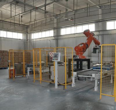 China Industrial Automatic Food Robot Palletizer for sale