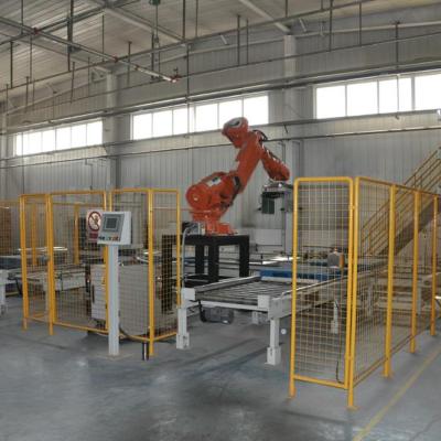 China Anti - Corrrosion Customized High Efficiency Industrial Automatic Robot Palletizer Machine for sale