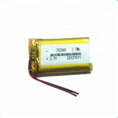 China Smart Watch Customized Li-polymer 3.7V 703048 1000mAh Battery With High Quality for sale