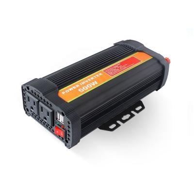 China AC 110v/230v 500w Aluminum Alloy Power Inverter DC 12v/24v Modified Sine Wave Inverter 500w Inverters Converters for sale