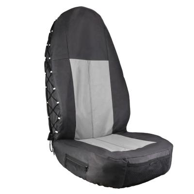 China Basic Without Design INGJINGOLD Seat Cover Gray Seat Organizer Universal Auto Seat Waterproof Protector for sale