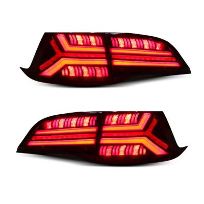 China Brake Turn Tirol Car Turn Signal Light Reverse Working Reversing LED Tail Lights For Tesla Model 3 Y Eagle Eye Tail Light 12v for sale