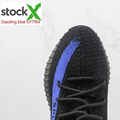 China 2022 zaptillas 350 new design adi zebra logo brand design adi zebra yessy blue yeezy round yeezy walking shoes 2022 for sale