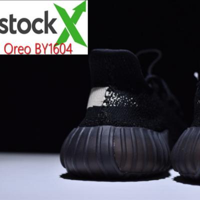 China 350 Black Yeezy High Comfortable\durable\breathable\flexible\fashion tenni core v2\a1 PK white yeeyz oreo slip on 1:1 quality true home sneakers for sale