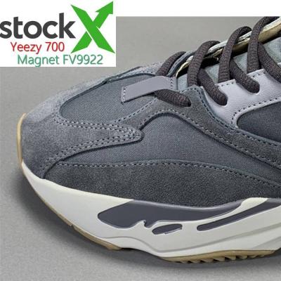 China Stock x cushioning boxes show 1:1 quality yeezis 700 v1 magnet fv9922 700 style v2 comfortable shiny fashion casual yeezy shoes for men for sale