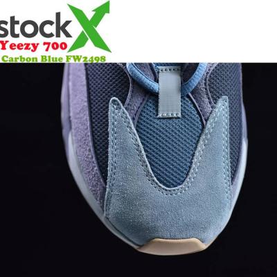 China Cushioning Boxes And Logo Original Yeezy Boots 700 V2 Carblu Men's Yezzys Sneakers 700 Carbon V1 Blue V Yupoo Reflective Shoes for sale