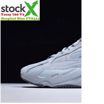 China Damping Original Boxes 1:1 Top Knockout PK OG Quality Yeeze Boots 700 v2 Sneakers Yeezy Branded Hospital 700v2 Blue Fashion Sneakers for sale