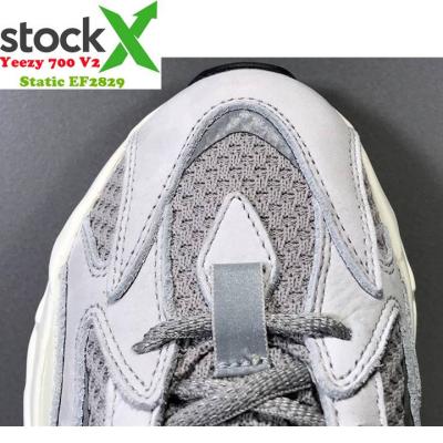 China Cushioning china supplier 1:1 quality wholesale yezzys 700 white static reflective unisex sneakers v2 yupoo photo yeezy sneakers for sale