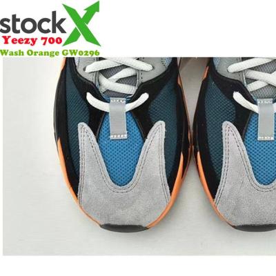 China Cushioning 2022 Latest High Tops 1:1 Original Quality 1:1 Quality Men Women Yeezy 700 Stylish Wash Orange Yeezy 700 Fashionable V2 Shoes With Boxes for sale