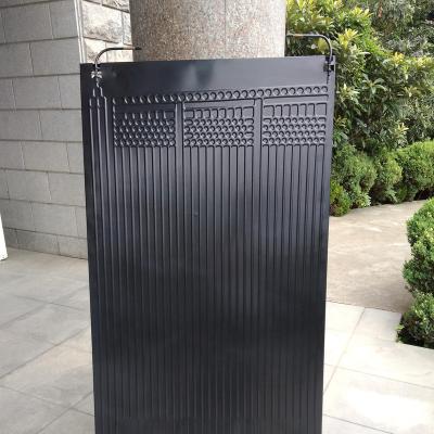 China Outdoor Dual Tube Evaporator Al Plate Heat Exchange Cooler R134a Solar Panel for sale