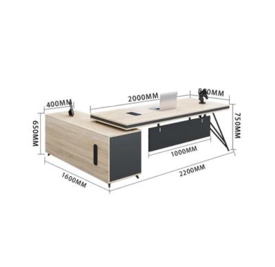 China Original Modern Original Design Office Furniture Latest USB Desk Workstation Office Furniture Design Executive Desk Manager MDF L Shaped Table for sale