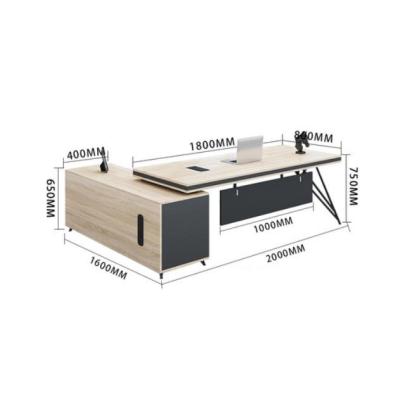 China Original Modern Original Design Office Furniture Latest USB Desk Workstation Office Furniture Design Executive Desk Manager MDF L Shaped Table for sale