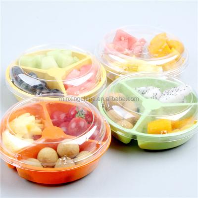 China Food Products Heat Resistant Packaging Plates Plastic Cover Disposable Snack Container, Bento Squid Seafood for sale