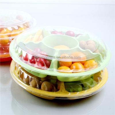 China Disposable customized plastic clearblister boxes packaging pet fruit container blister packaging for food for sale