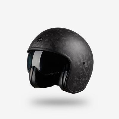 China Carbon Fiber Manufactures Faseed Motorcycle Helmets for sale