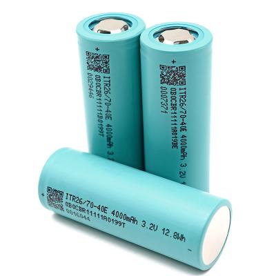 China Toys 3.2V 26700 4000mAh LiFePO4 Battery 3C Continuous Discharge Max Power 5C Battery For Electric Car Scooter Energy Storage for sale