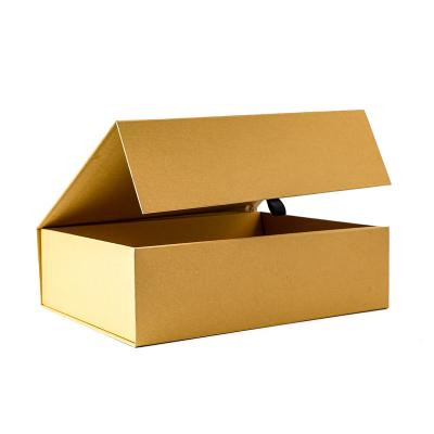 China Recycled Custom Foldable Brown Paper Box Kraft Magnetic Folding Materials Gift Boxes Ad Packaging Magnetic Box for sale