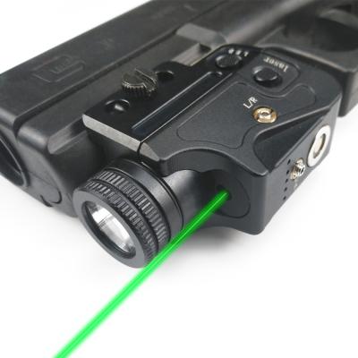 China Dropshipping Tactical Rechargeable 500lm Combo Armas Flashlight Green Laser Sight For Airsoft Armas Firearm for sale