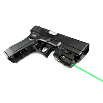 China Tactical Glock Accessories Dropshipping Pistol Glock Picatinny Rail Mount Green Laser Sight For Guns And Airsoft Weapons Army for sale