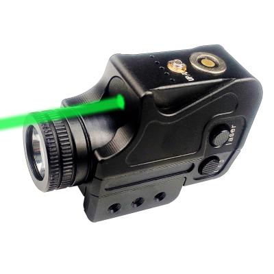 China Aluminum Alloy Hunting Dot Gun Laser Sight Flashlight Green Combo Fit Picatinny Rail Mount For Pistol Rifle Pistol for sale