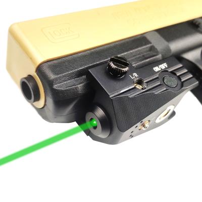 China Aluminum Alloy Mini Gun Laser, Green Laser Sight Fits Picatinny Rail Pistol Rifle, Hunting Laser Sight for sale