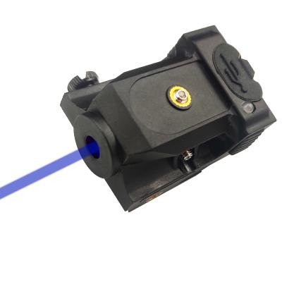 China Blue Fiber Reinforced Nylon Pistol Laser Sight,Tactical Blue Laser Dot Gun Laser Suitable for Piccanidin Rail Glock Firearms for sale