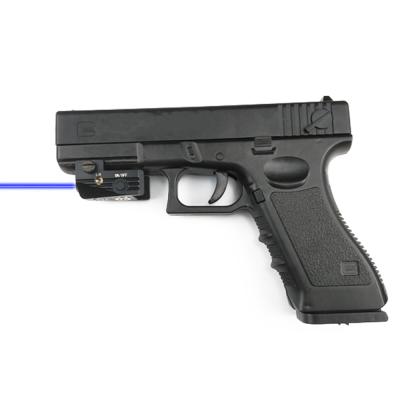 China Armas Pistol Sight Mounted Glock 17 19 23 Blue Laser Sight Laser Scope Airsoft Gun Laser for sale