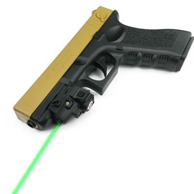 China Hunting Compact Glock Green Laser Sight For Airsoft Gun Weapons Weapon Hunting for sale