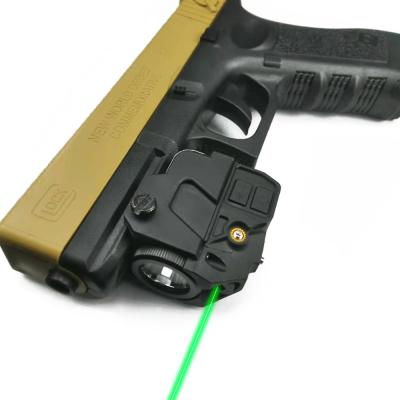 China Armas Green Laser Sight 500lm Military Tactical Weapon ak47 Picatinny Lightweight Combo Laser for sale