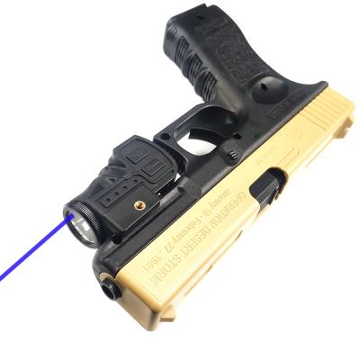 China Nylon Fabric Reinforced Nylon Blue Flashlight Tactical Laser Pistol Sight For Hunting Shooting Picatinny Rail Arms for sale