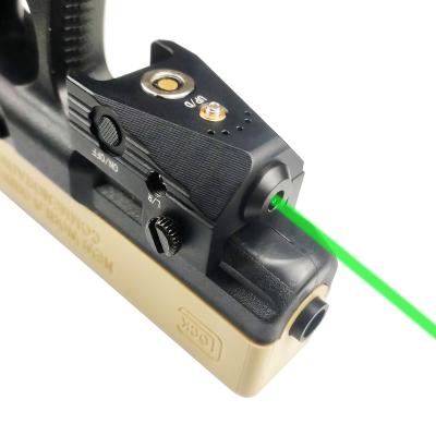 China Aluminum Alloy Tactical Mini Laser Gun, Green Laser Sight Gun Laser Square For Picatinny Rail Gun Hunting for sale